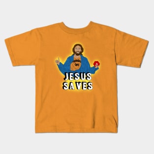 Jesus playing DnD Kids T-Shirt